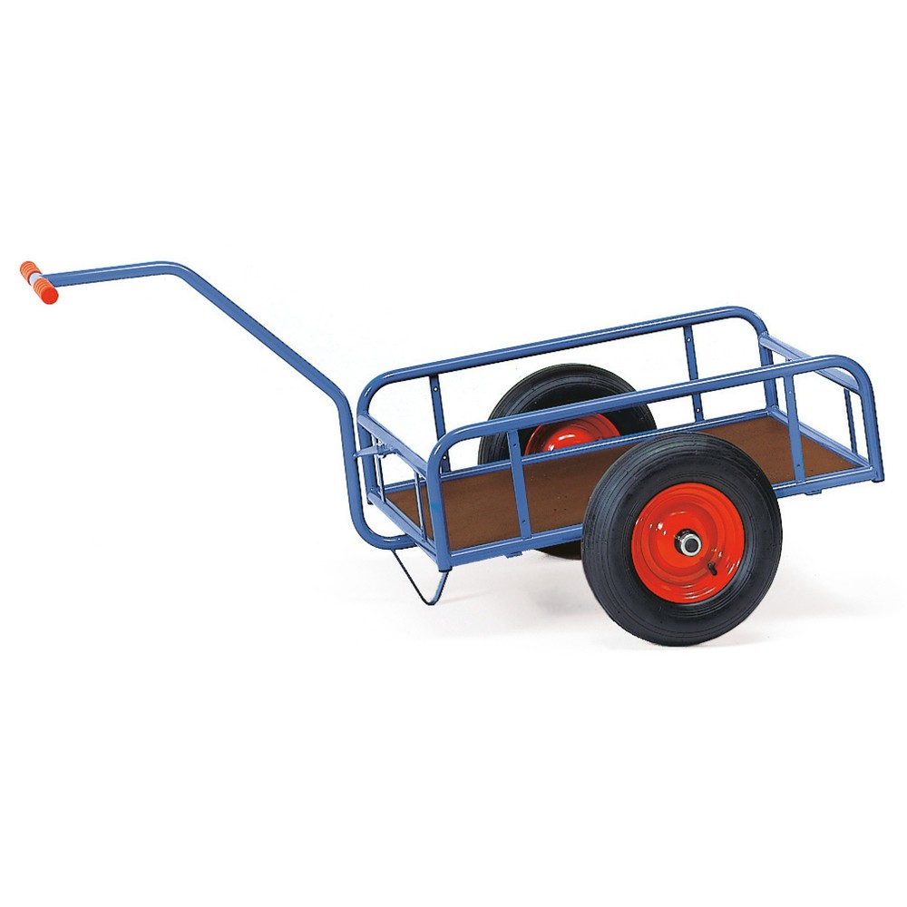 Obraz produktu: 1-osiowy wózek ręczny fetra®, otwarte ściany, powierzchnia ładunkowa 845 x 545 mm