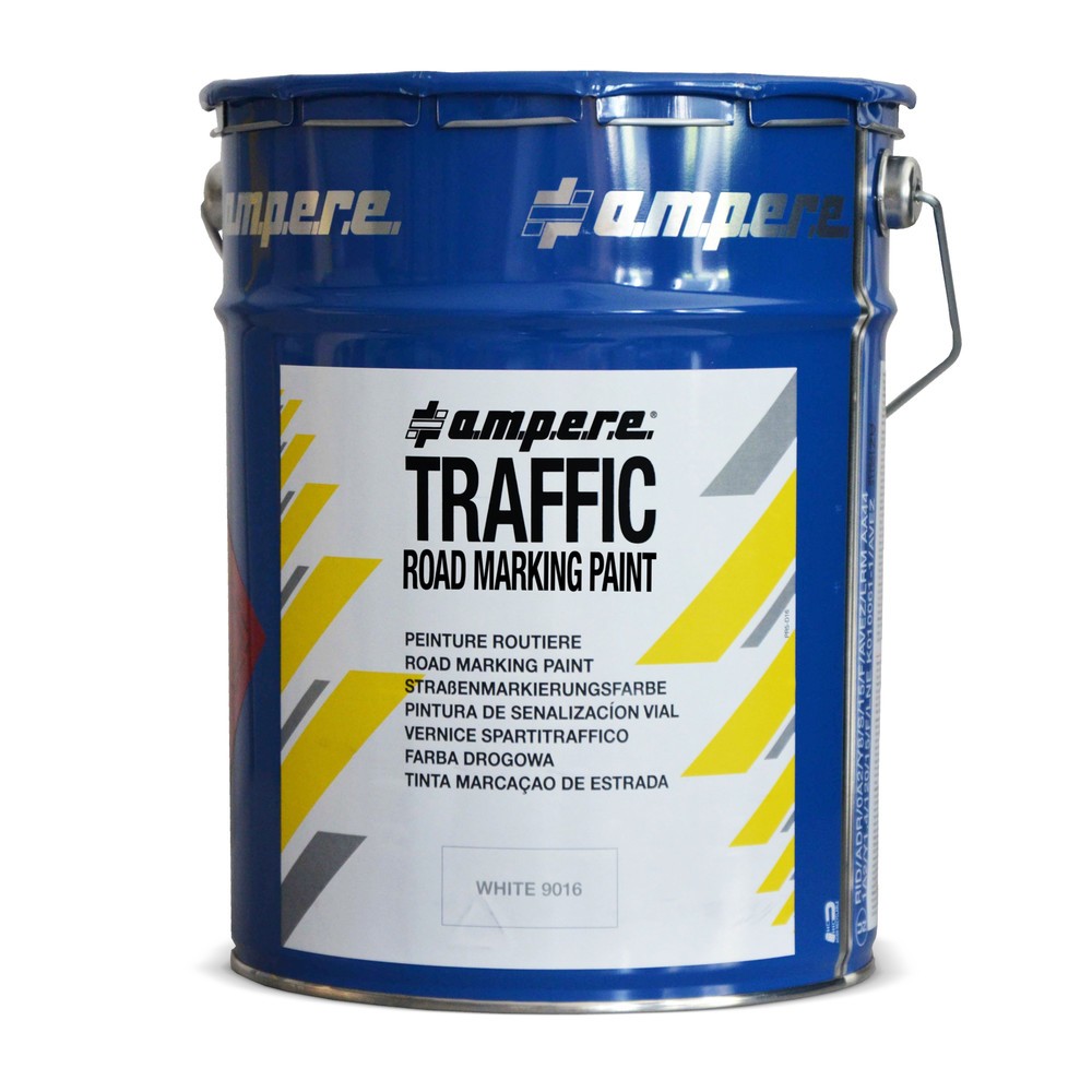 Obraz produktu: A.M.P.E.R.E. Farba do znakowania dróg TRAFFIC Paint, 5 kg, biała