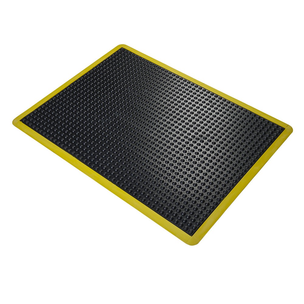 Obraz produktu: COBA Mata przeciwzmęczeniowa Bubblemat Safety, szer. x gł. 600 x 900 mm, kolor czarny/żółty