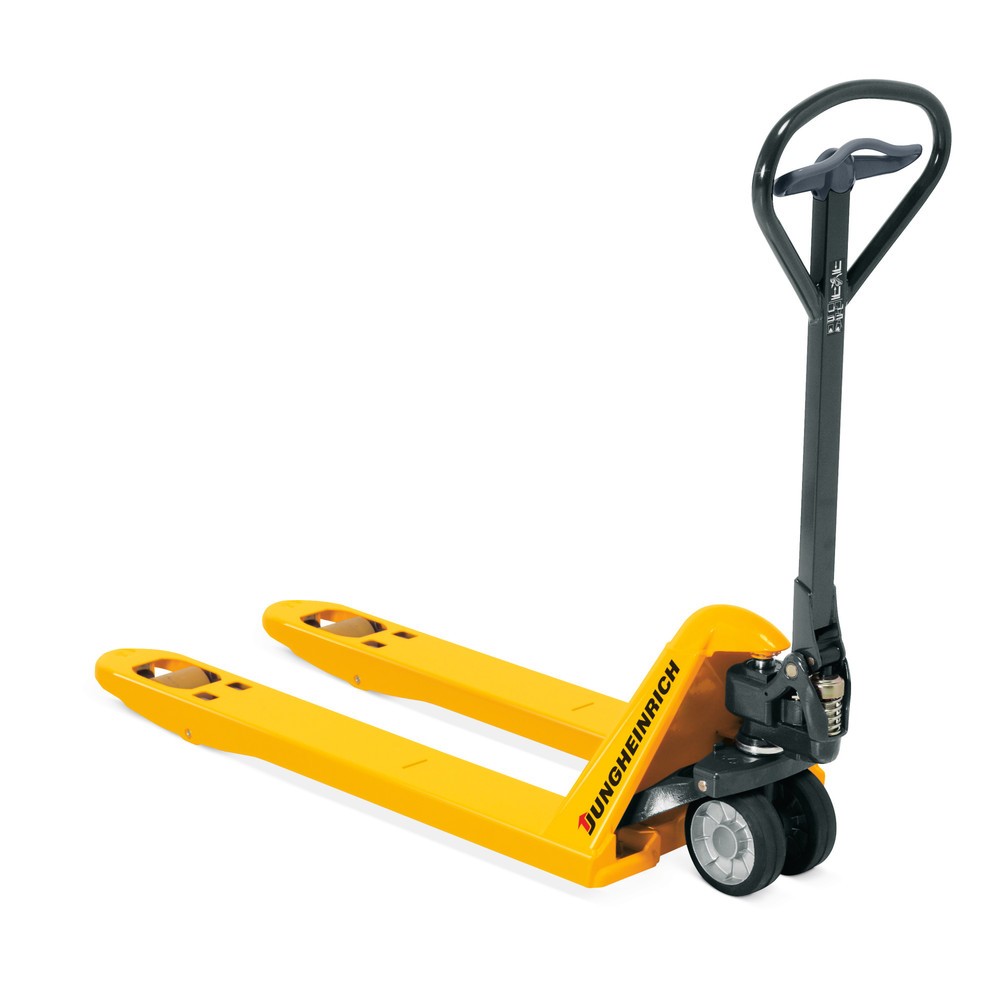 Obraz produktu: Ręczny wózek paletowy Jungheinrich AM 22, udźwig 2200 kg, długość wideł 1150 mm, pełna guma/nylon