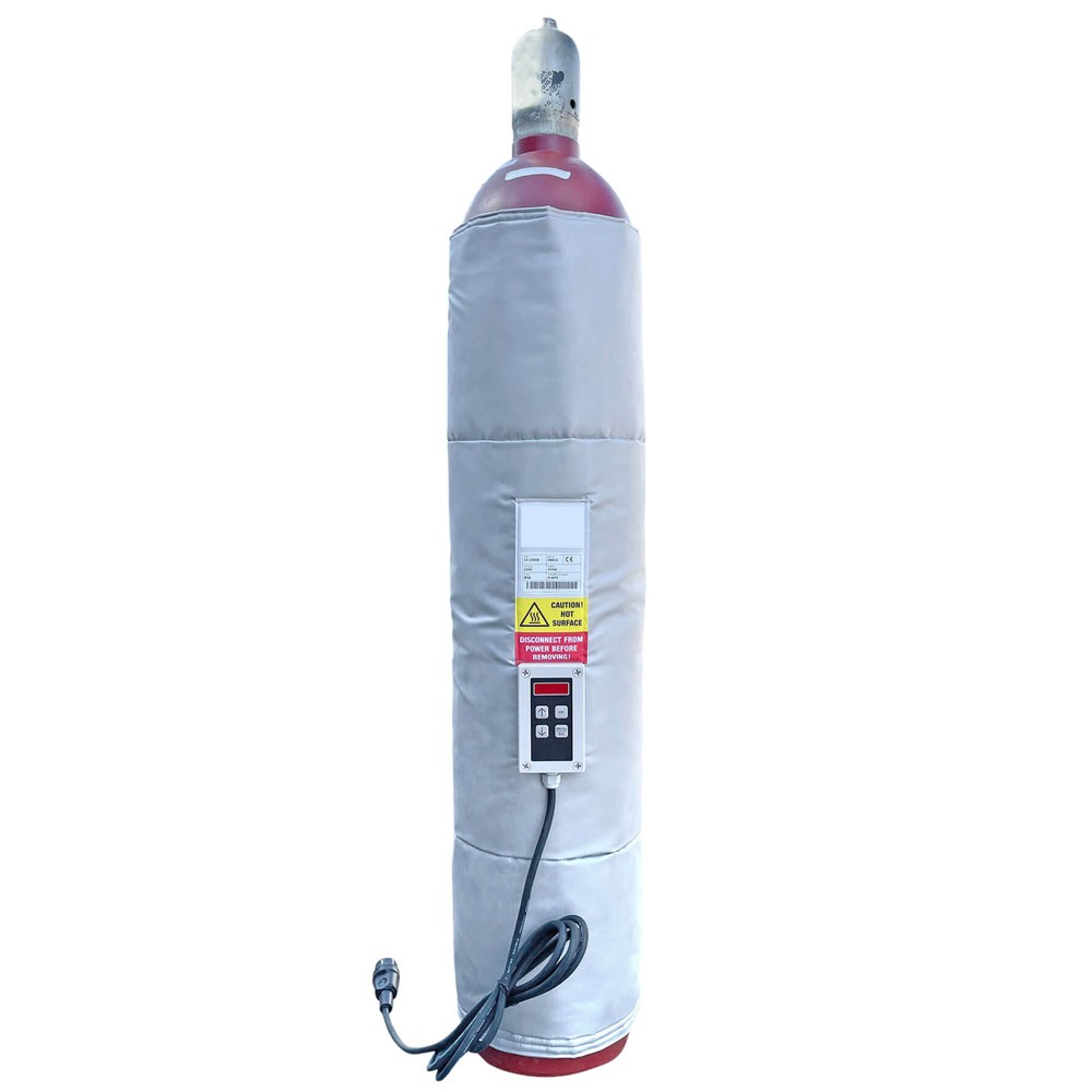 Obraz produktu: Kołnierz grzewczy do butli gazowych Kuhlmann 0–40°C, 230 V, 435 W, dł. x wys. 1050 x 860 mm