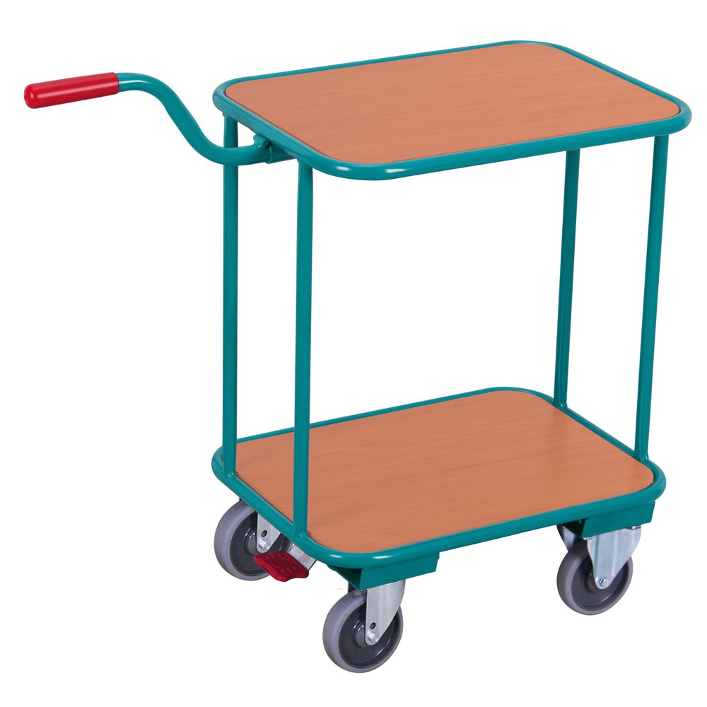 Obraz produktu: Piętrowy transporter z uchwytem Ameise®, 2 piętra o wymiarach 603 × 450 mm