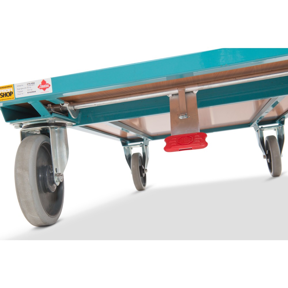 Zdjęcie produktu nr 2: Piętrowy transporter z uchwytem Ameise®, 2 piętra o wymiarach 603 × 450 mm