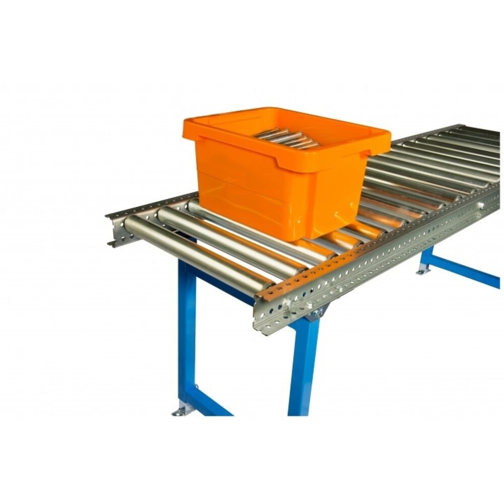 Zdjęcie produktu nr 3: Przenośnik rolkowy do dużych obciążeń, rolka z rurki stalowej, Ø 50 mm, dł. x szer. 1000 x 600 mm, rozstaw osi 150 mm