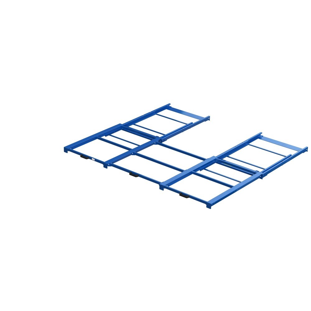 Obraz produktu: Urządzenie do wysuwania palet XL, udźwig 400 kg, głębokość wysuwu 100%, szer. x gł. 2600 x 1200 mm