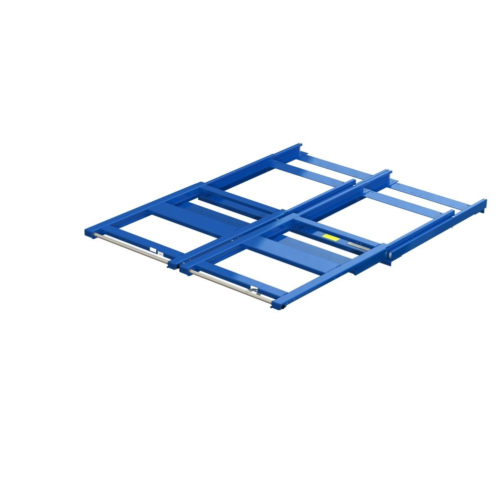 Obraz produktu: Urządzenie do wysuwania palet XL, udźwig 1200 kg, głębokość wysuwu 100%, szer. x gł. 1700 x 1200 mm