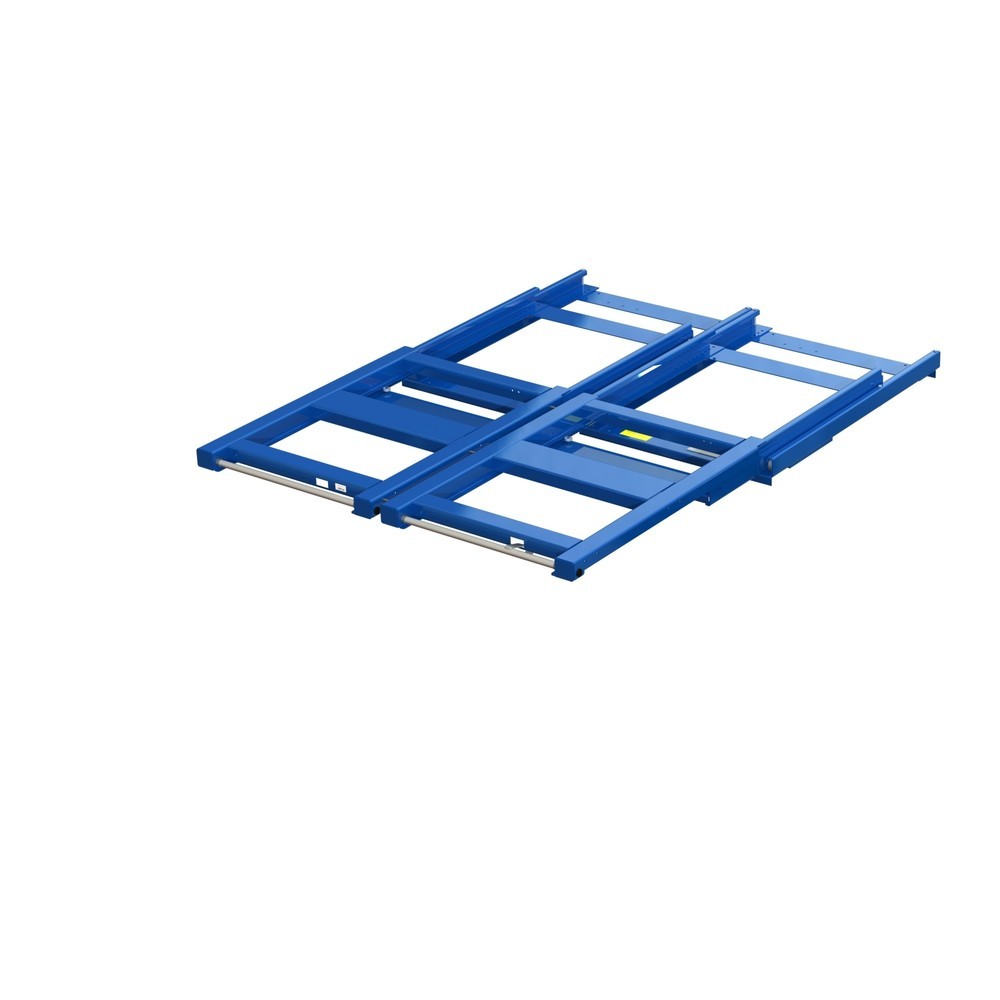 Obraz produktu: Urządzenie do wysuwania palet XL, udźwig 1600 kg, głębokość wysuwu 100%, szer. x gł. 1700 x 1200 mm