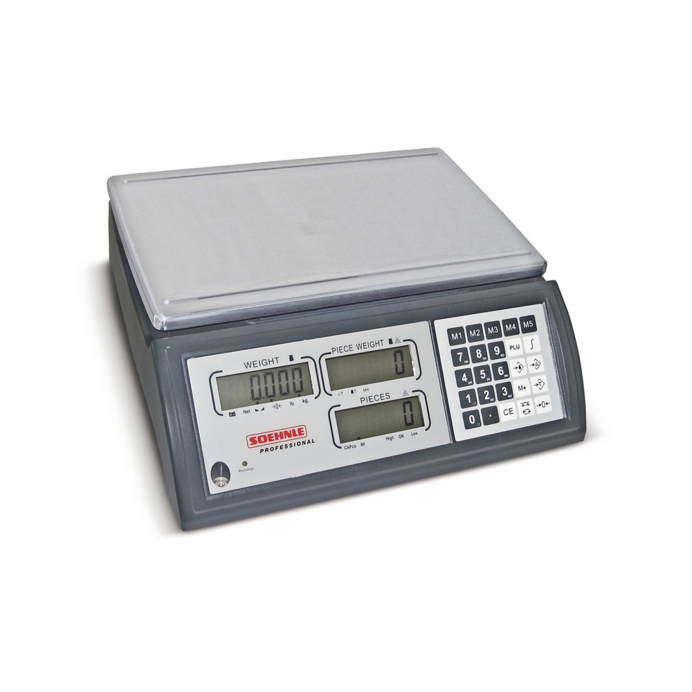Obraz produktu: Waga licząca SOEHNLE, szer. × gł. 360 × 240 mm, zakres ważenia maks. 15 kg