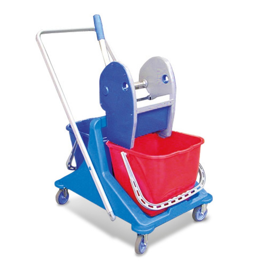 Obraz produktu: Wózek do sprzątania Harema® Profi z 2 wiadrami 15 l