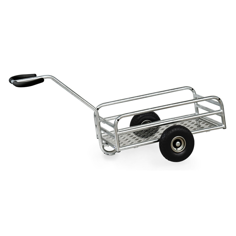 Obraz produktu: Wózek ręczny do zastosowań zewnętrznych fetra®, 1-osiowy, udźwig 200 kg, powierzchnia ładunkowa szer. x gł. 795 x 445 mm, ogumienie PU
