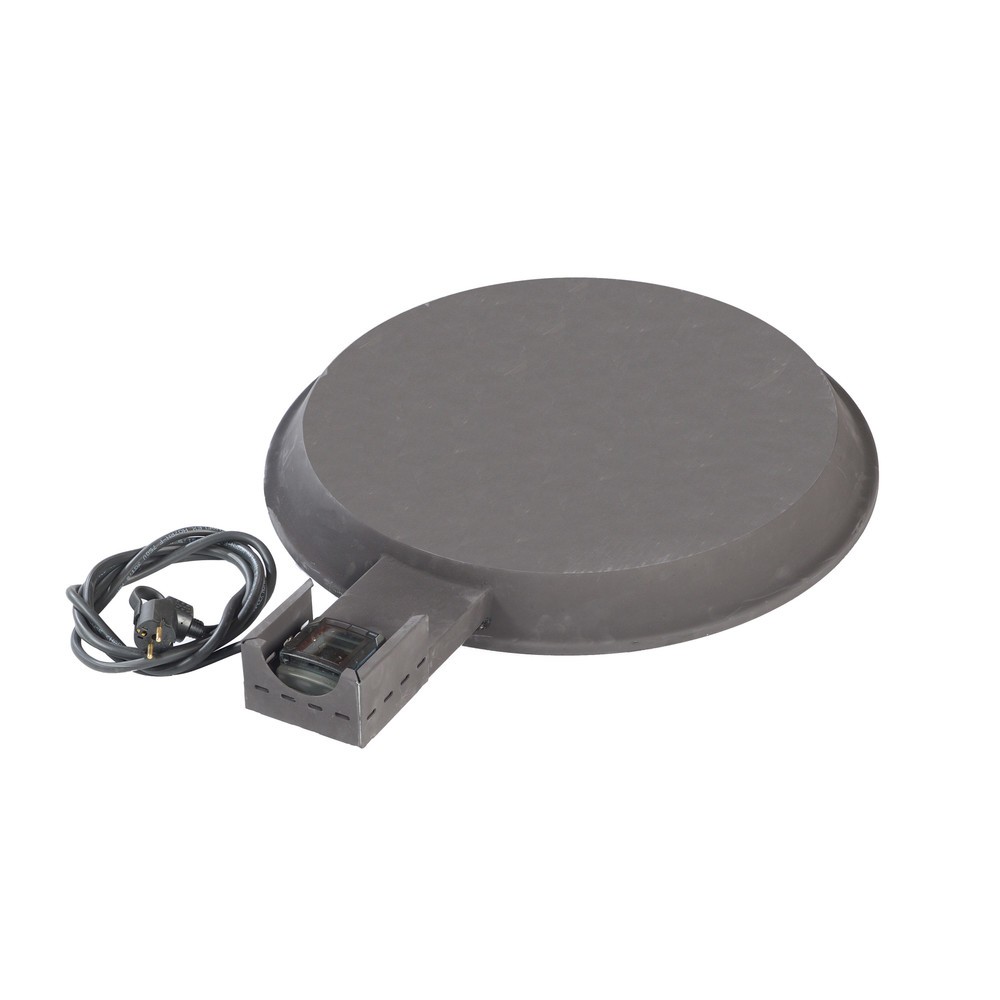 Obraz produktu: Wysokotemperaturowe urządzenie do ogrzewania dna beczek Kuhlmann, 200–220 l, 50–300ºC, 230 V, 1800 W, Ø 550 mm