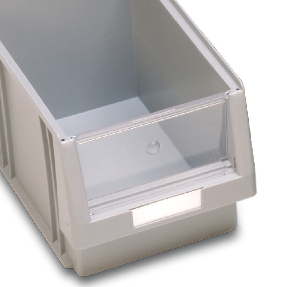 Obraz produktu: Wziernik dla otwartych pojemników magazynowych z polipropylenu, wys. x szer. x gł. 125 x 150 x 230/290 mm
